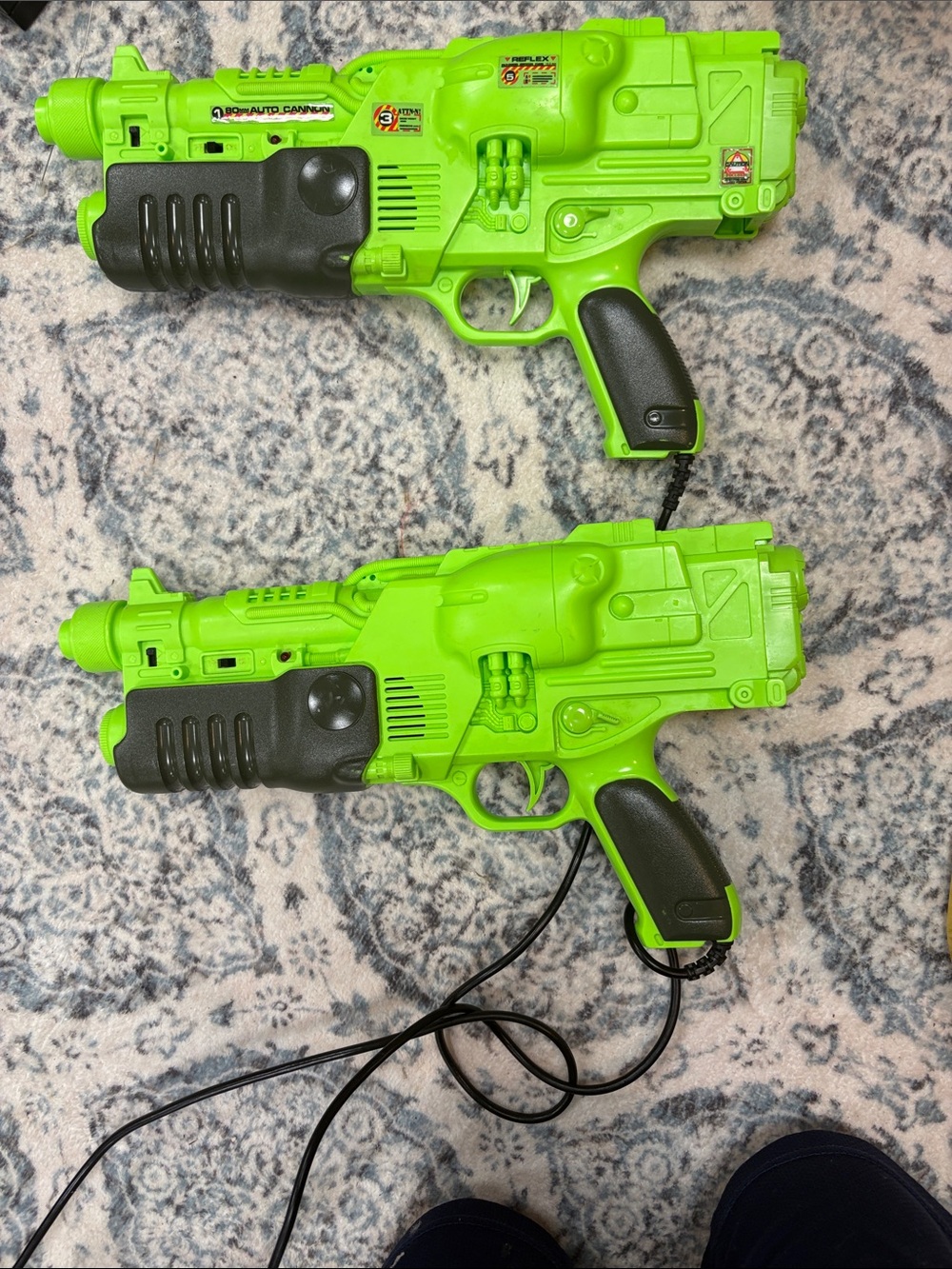Tomy Laser Guns 1987 Vintage Toy